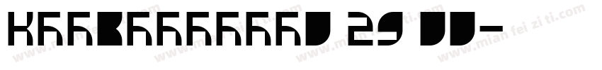KSCVCFSMBZ0 29 00字体转换